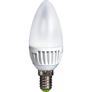 Лампа светодиодная e.save.LED.C37M.E14.4.4200 тип свічка, 4Вт, 4200К, Е14